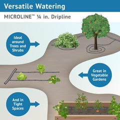 DIG MICROLINE Dripline packaging with product details