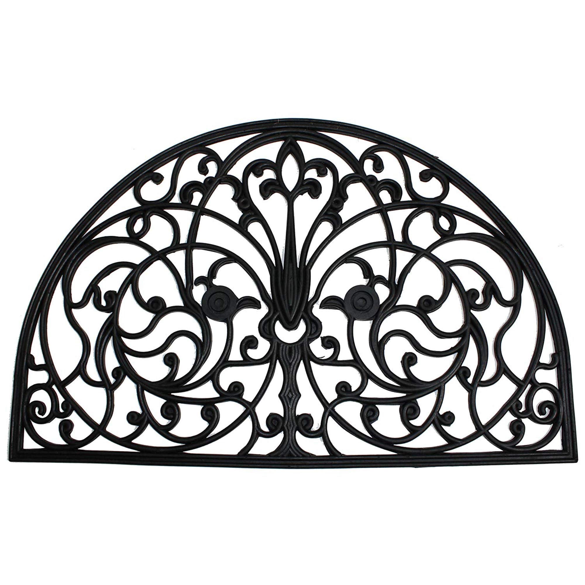 DII Doormat 24x36" front view with wrought iron design