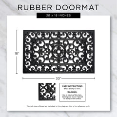DII Doormat 24x36" in a front entryway setting