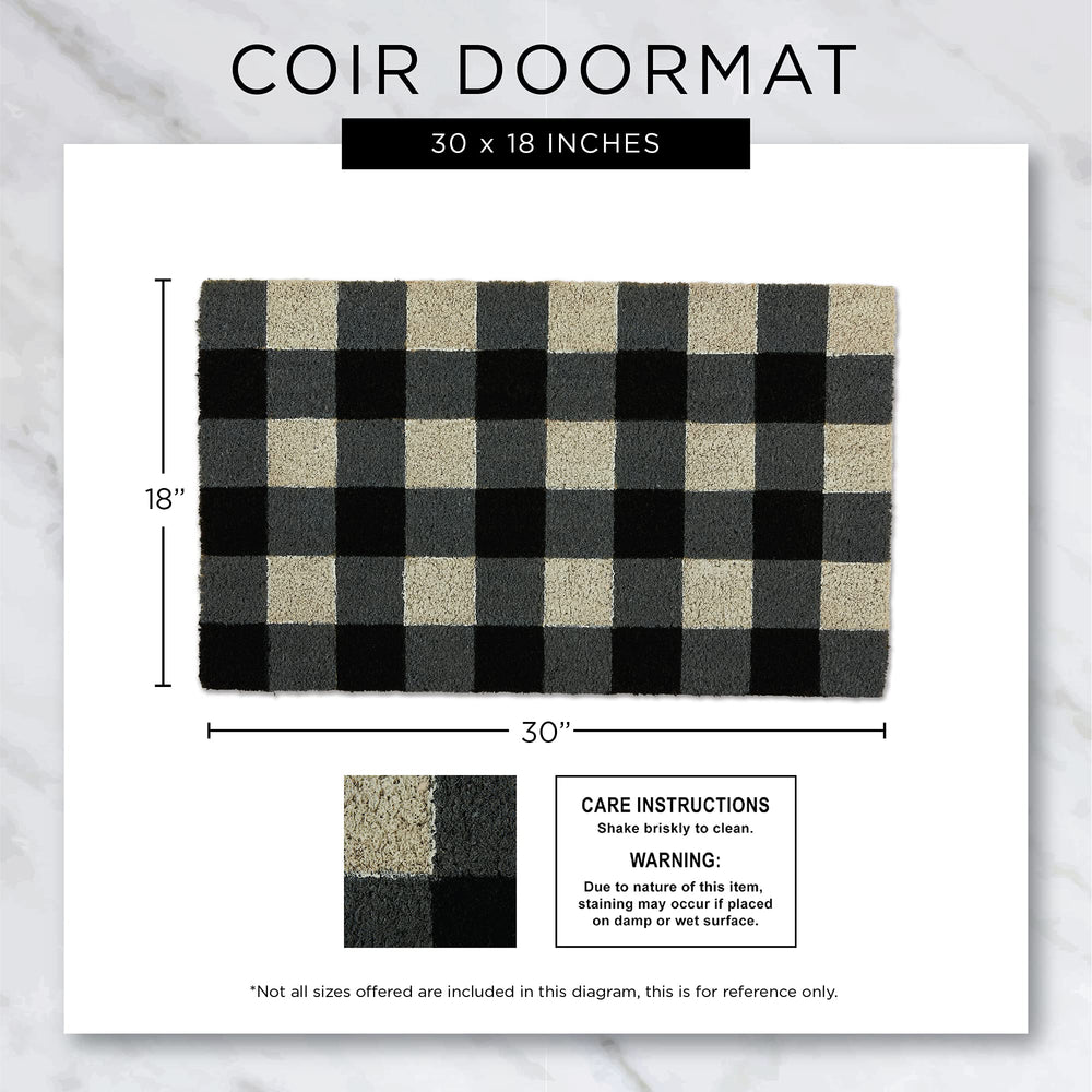 DII Doormat in outdoor entryway with sunflower design