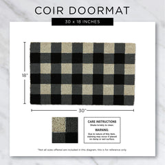 DII Doormat in outdoor entryway with sunflower design