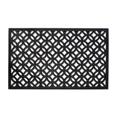 DII Rubber Doormat Lattice design front view
