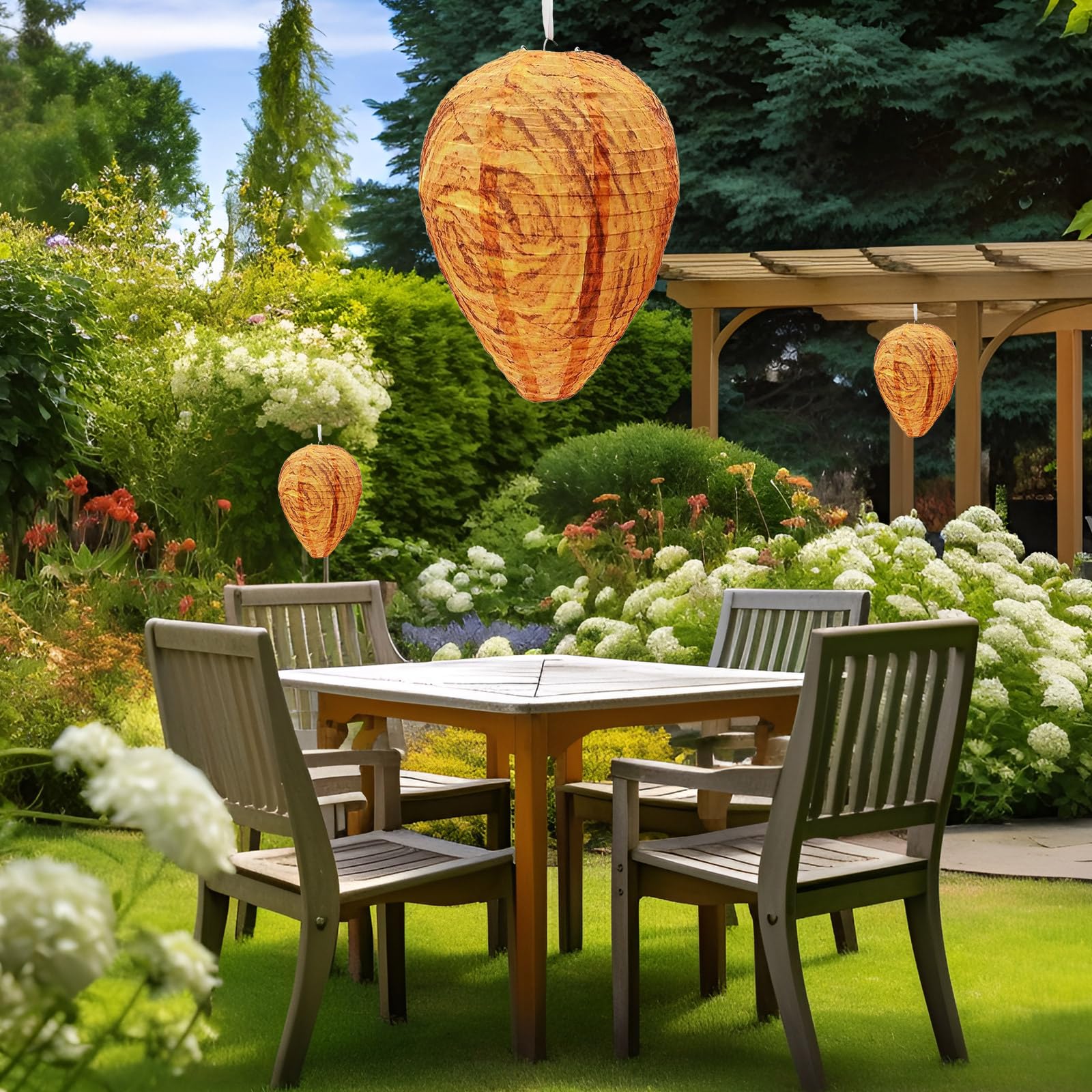 diimoy fake wasp nests with ropes for easy hanging