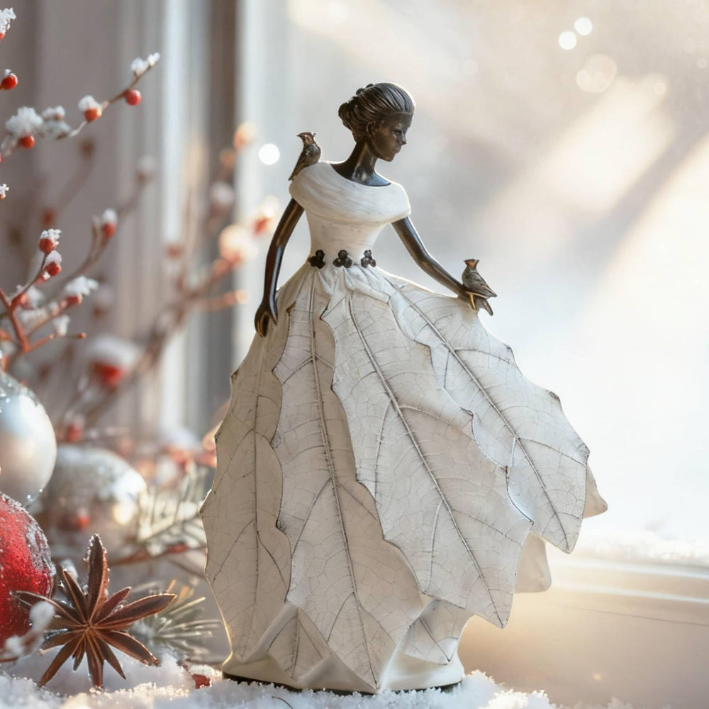 DiliComing Fairy Garden Statue showcasing its ruffled design