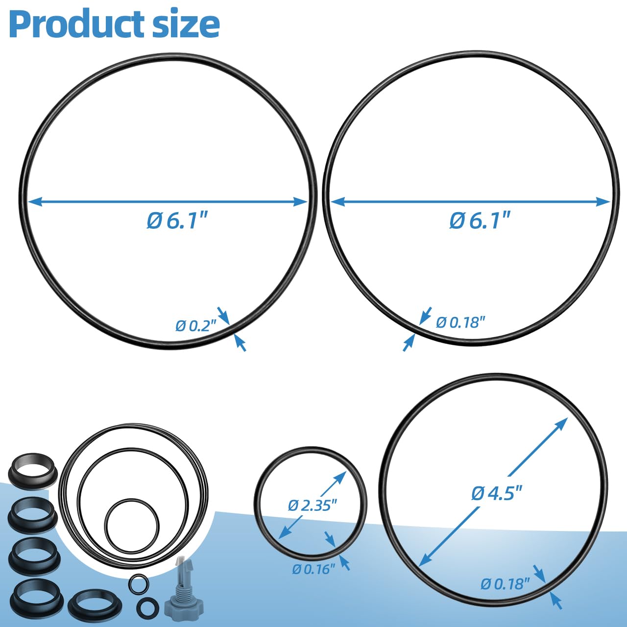 Dimakung Air Release Valve included in the kit