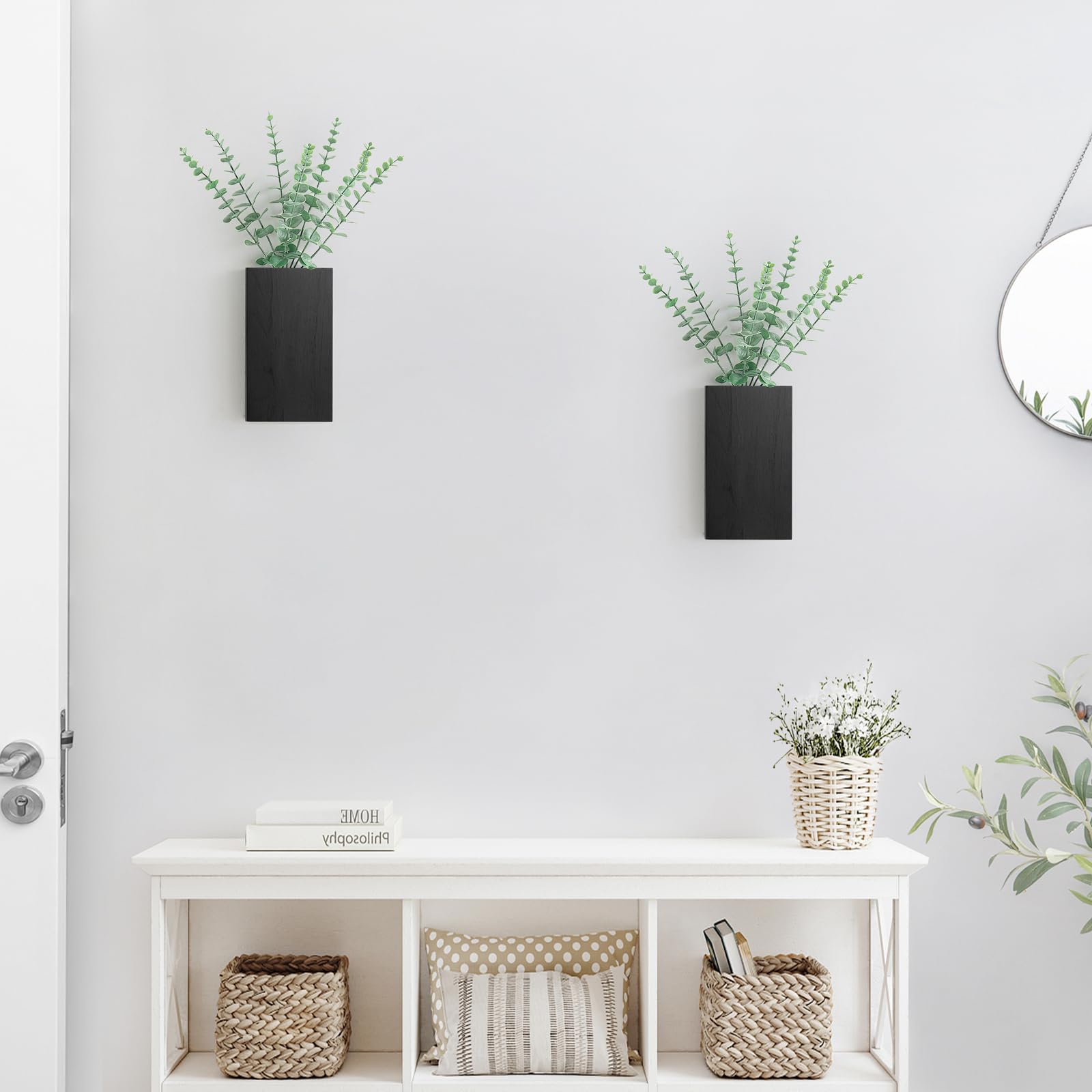 Dimensions of Dahey wall planter set on a measuring tape