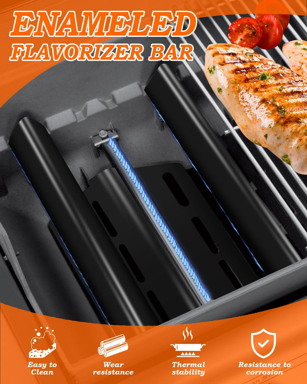 Dimensions of Paayox flavorizer bars and heat deflector