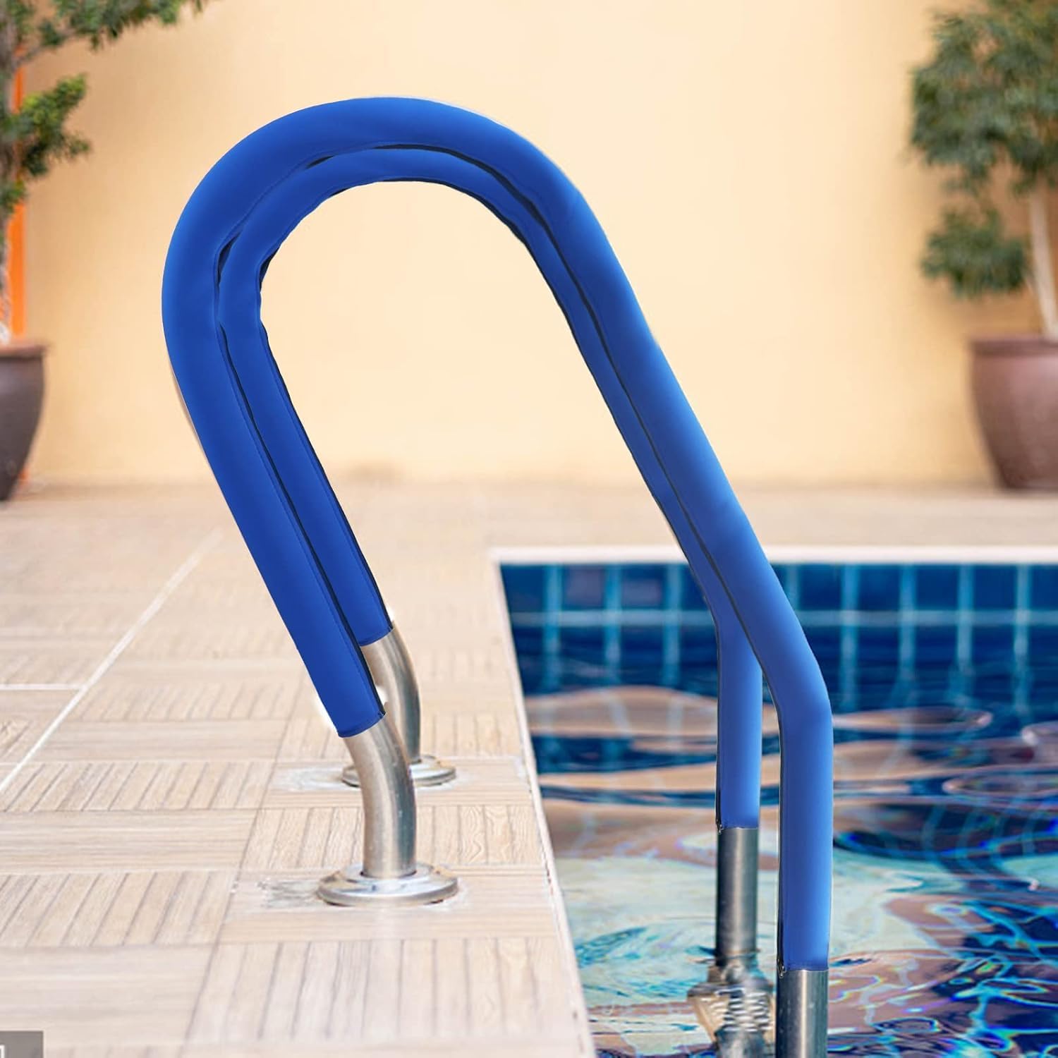 Dimensions of the Ginchain Pool Handrail Cover displayed