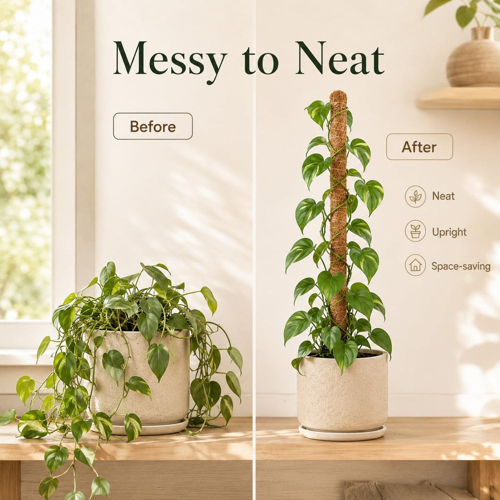 Dimpoo moss pole with aluminum core structure