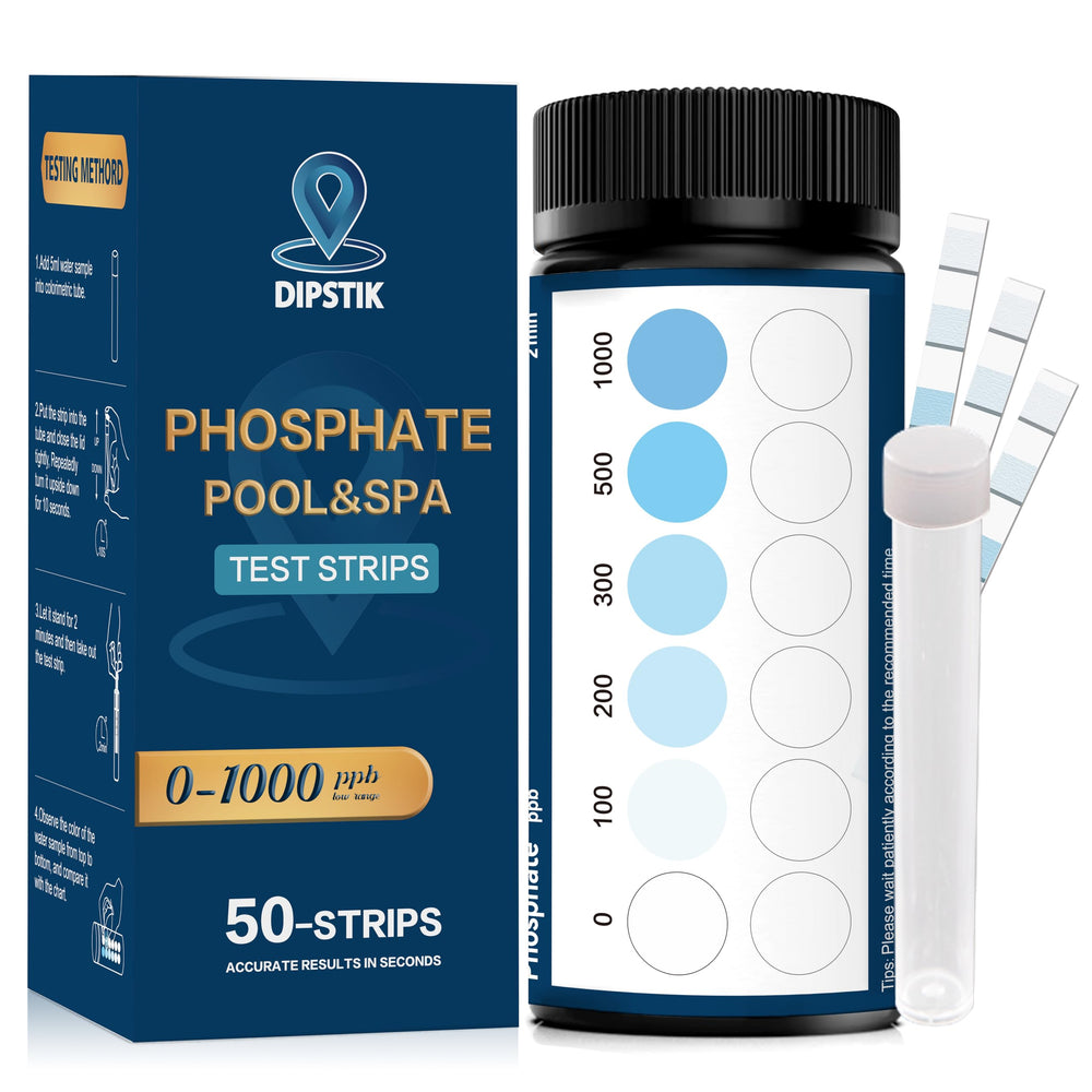 DIPSTIK Phosphate Test Kit packaging with test strips