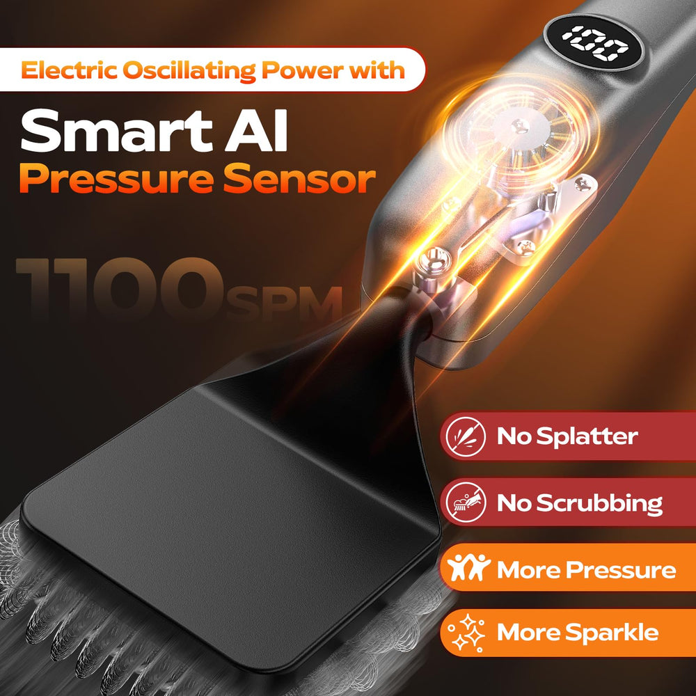 Dishwasher safe brush heads for KSNLM Electric Grill Brush