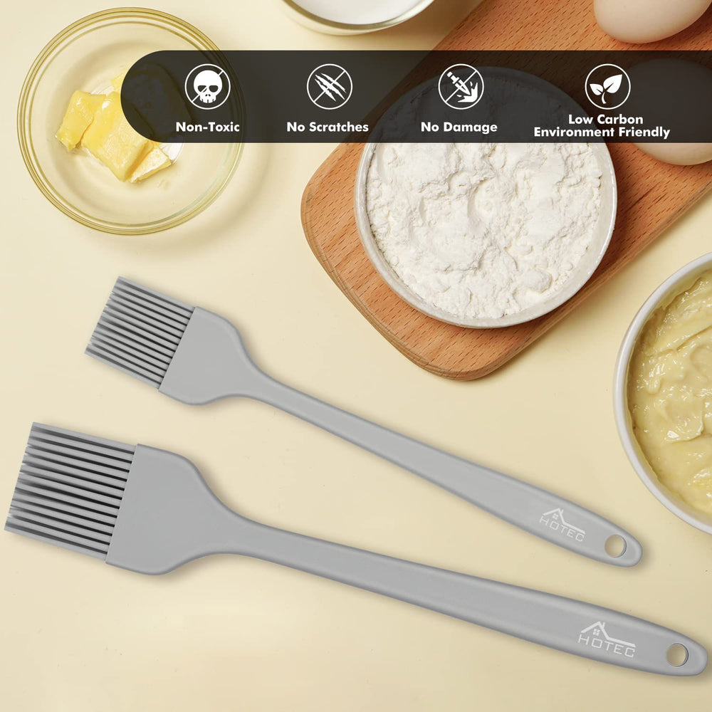 Dishwasher safe HOTEC silicone basting brushes