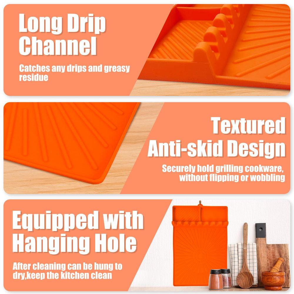 Dishwasher safe Koolstuffs grill mat for easy cleaning
