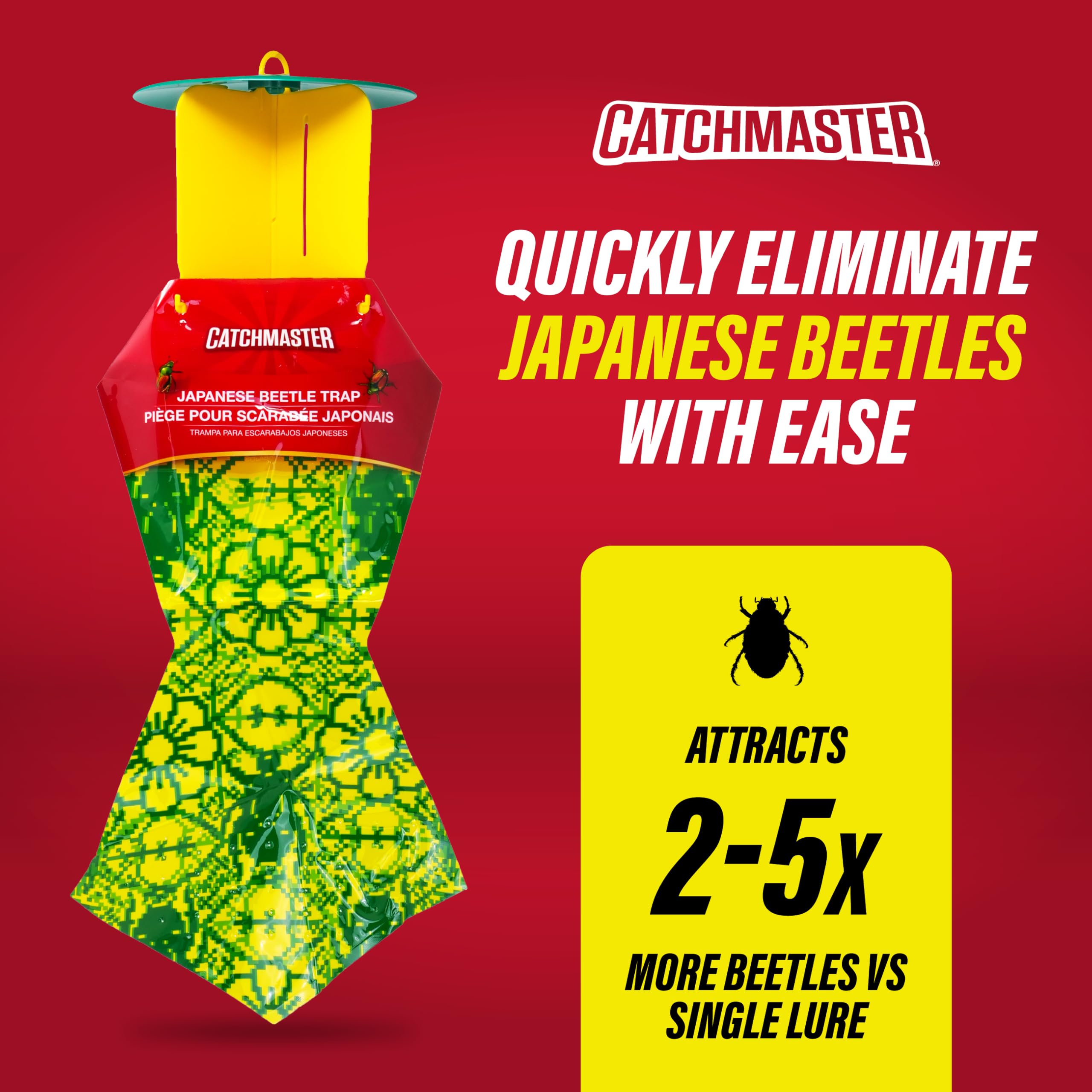 Disposable collection bag for Catchmaster Japanese Beetle Trap