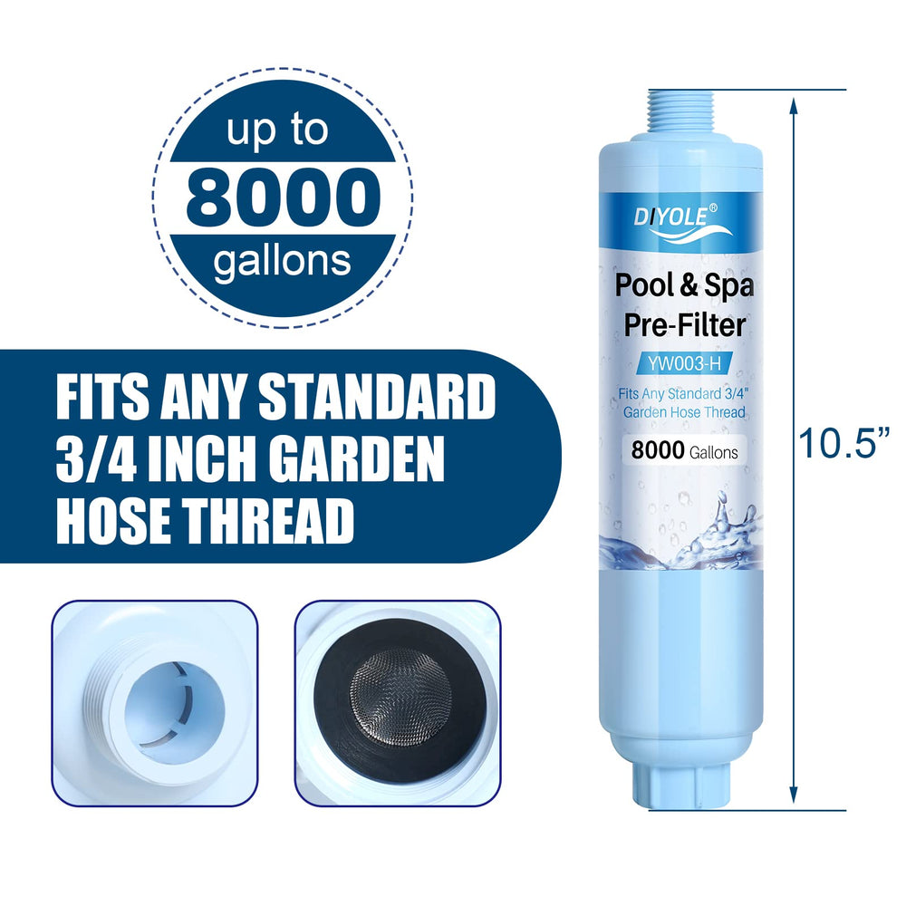 DIYOLE Garden Hose Filter packaging details