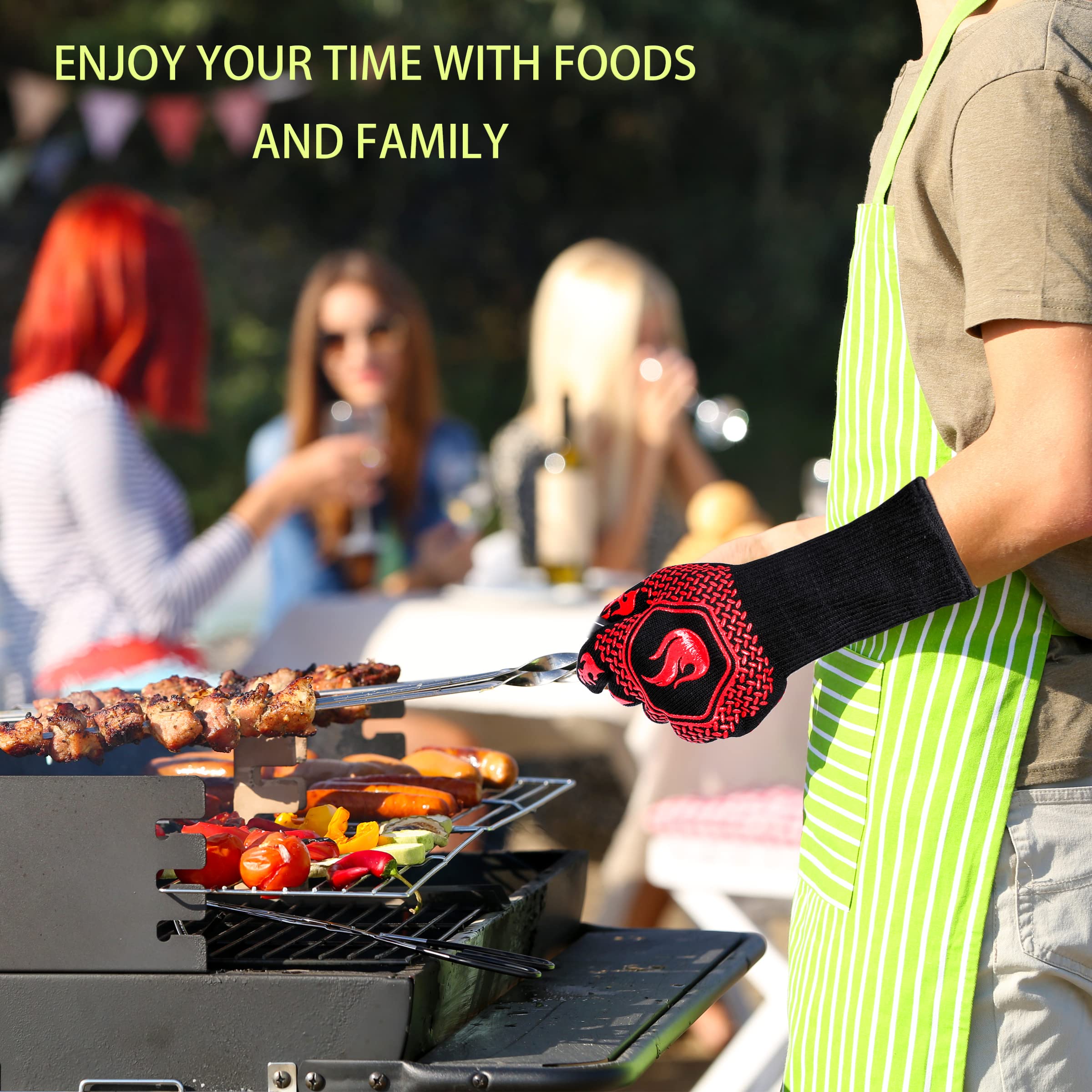 DKHDBD BBQ Gloves with flexible fingers
