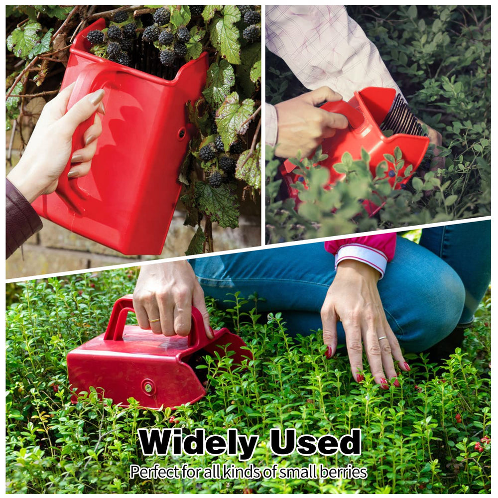 DkOvn Berry Picker showing ergonomic handle design