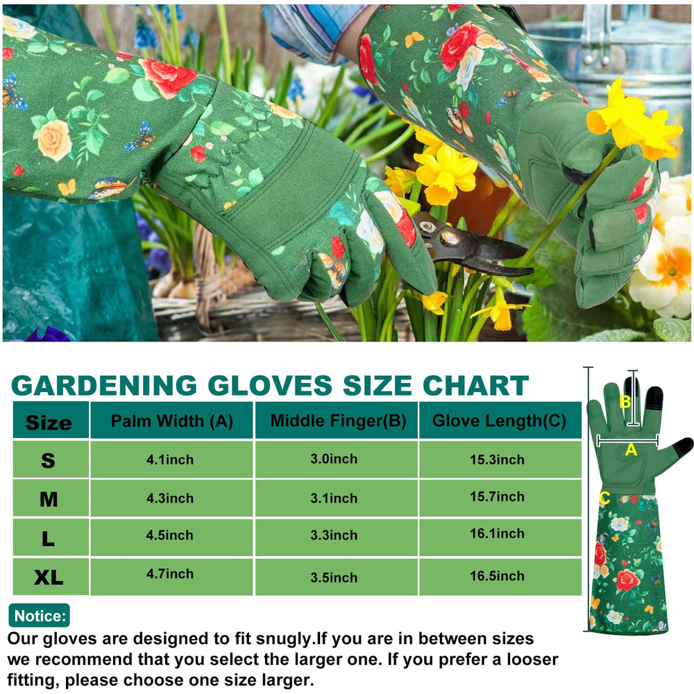DLY Garden Gloves being used while gardening