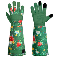 DLY Garden Gloves for Women in Blue, XL front view
