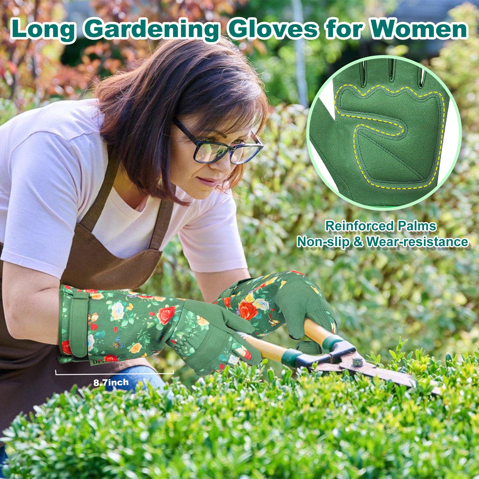 DLY Garden Gloves in a gardening setting