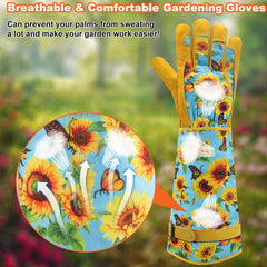 DLY Garden Gloves with touch screen functionality on three fingers