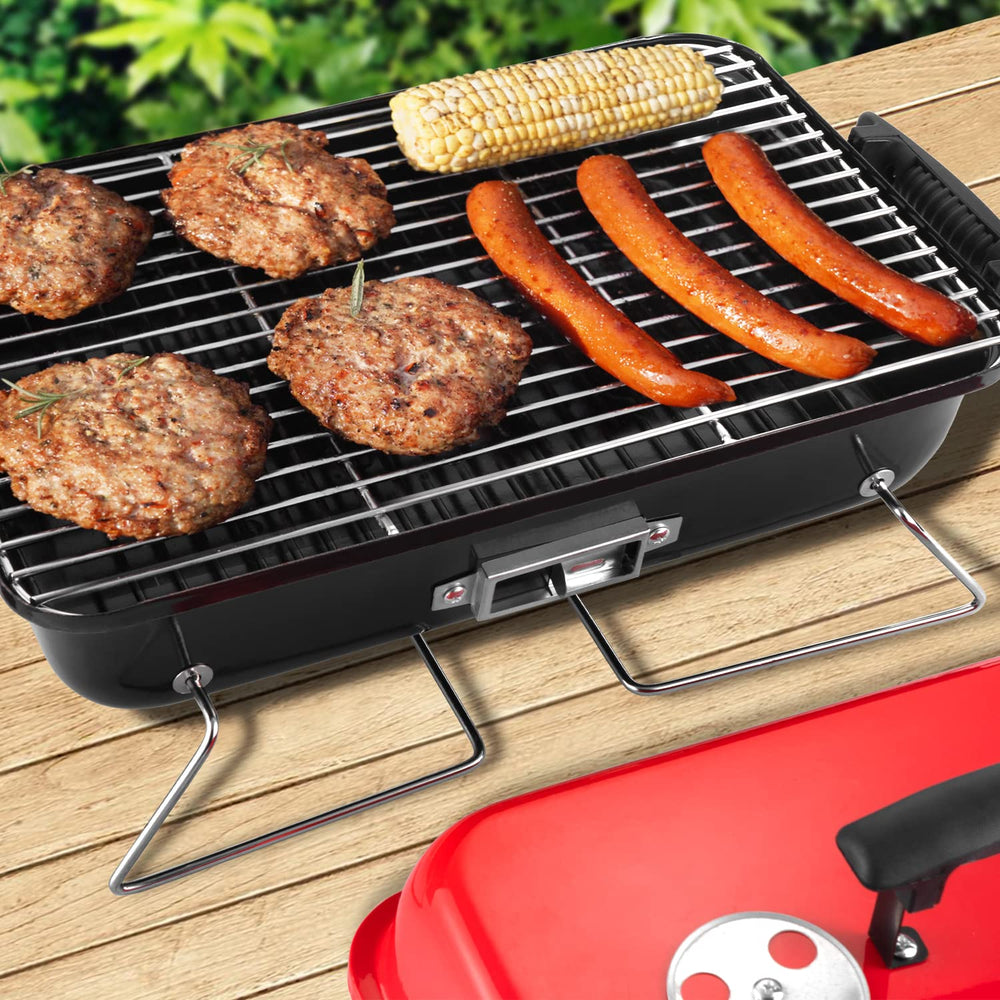 DNKMOR Charcoal Grill with chimney for ventilation
