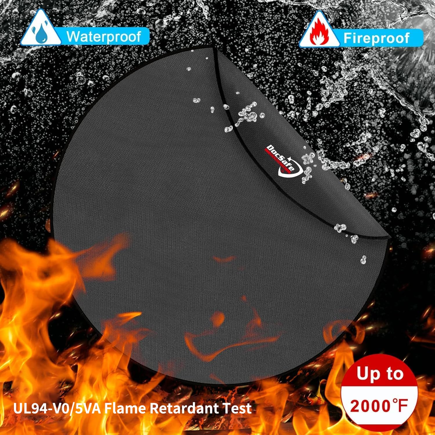 DocSafe fire pit mat packaging display