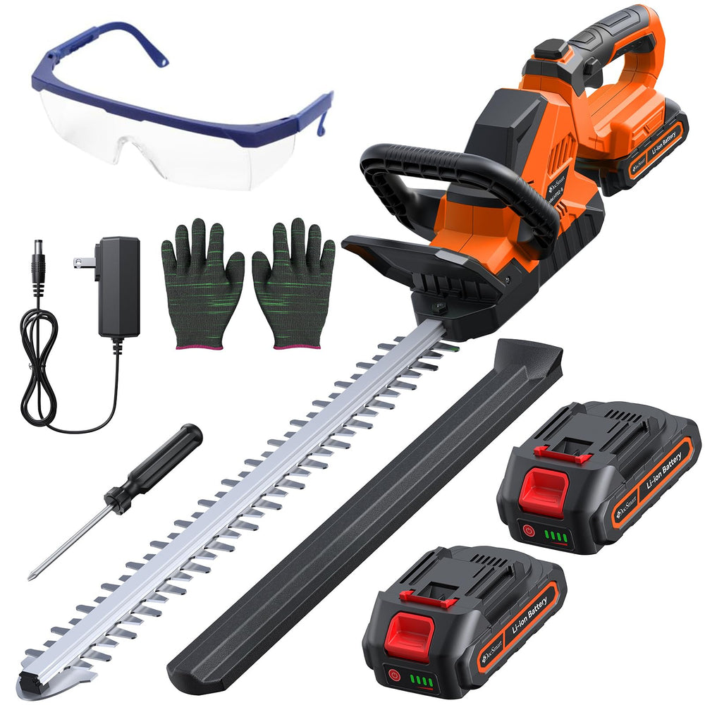 DocSmart 20'' cordless hedge trimmer front view
