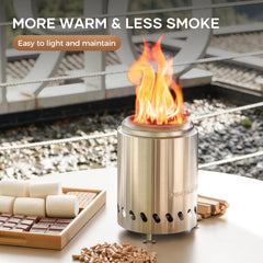 Dodometrek Mini Tabletop Fire Pit in carry bag