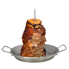DOLAMOTY Vertical Skewer Pan with two skewers and base