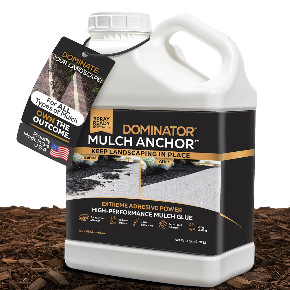 DOMINATOR Mulch Anchor 1 Gallon bottle front view