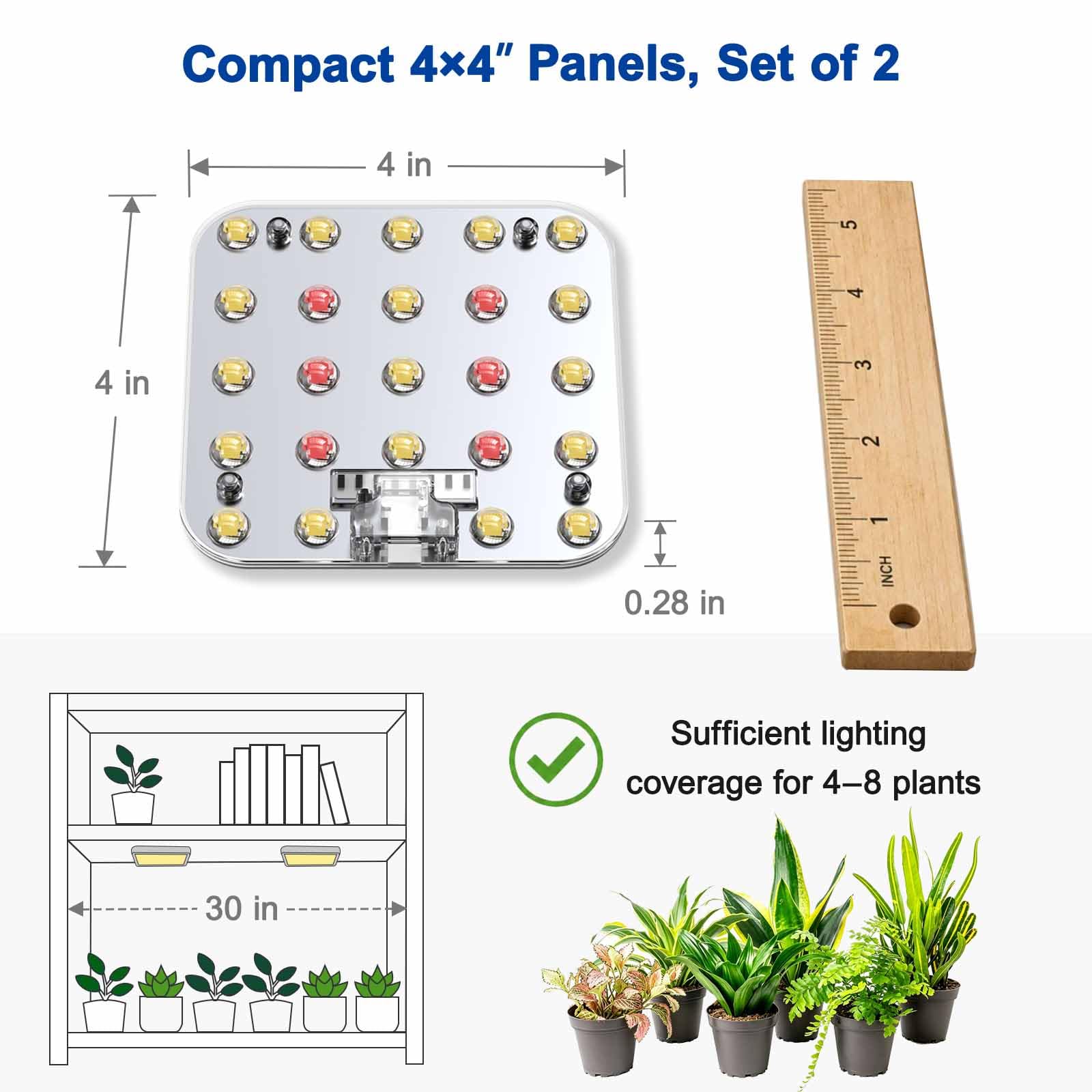 DOMMIA Grow Light in use with aquarium plants