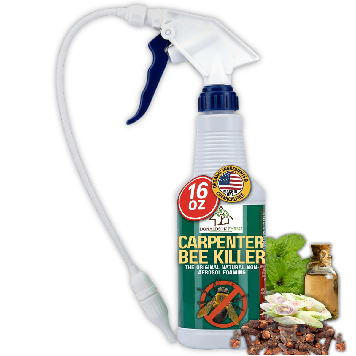 Donaldson Farms Carpenter Bee Spray 16 oz front view
