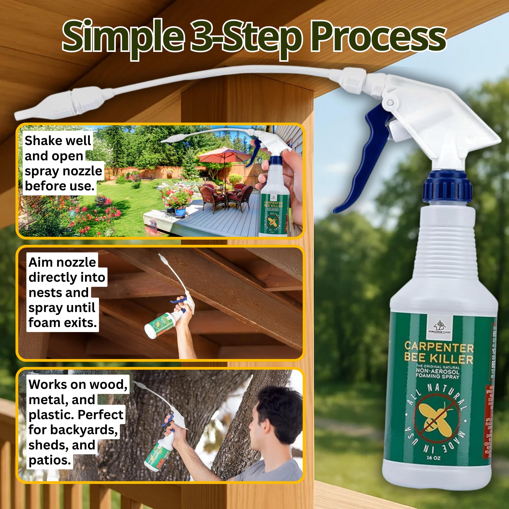 Donaldson Farms Carpenter Bee Spray ingredients list
