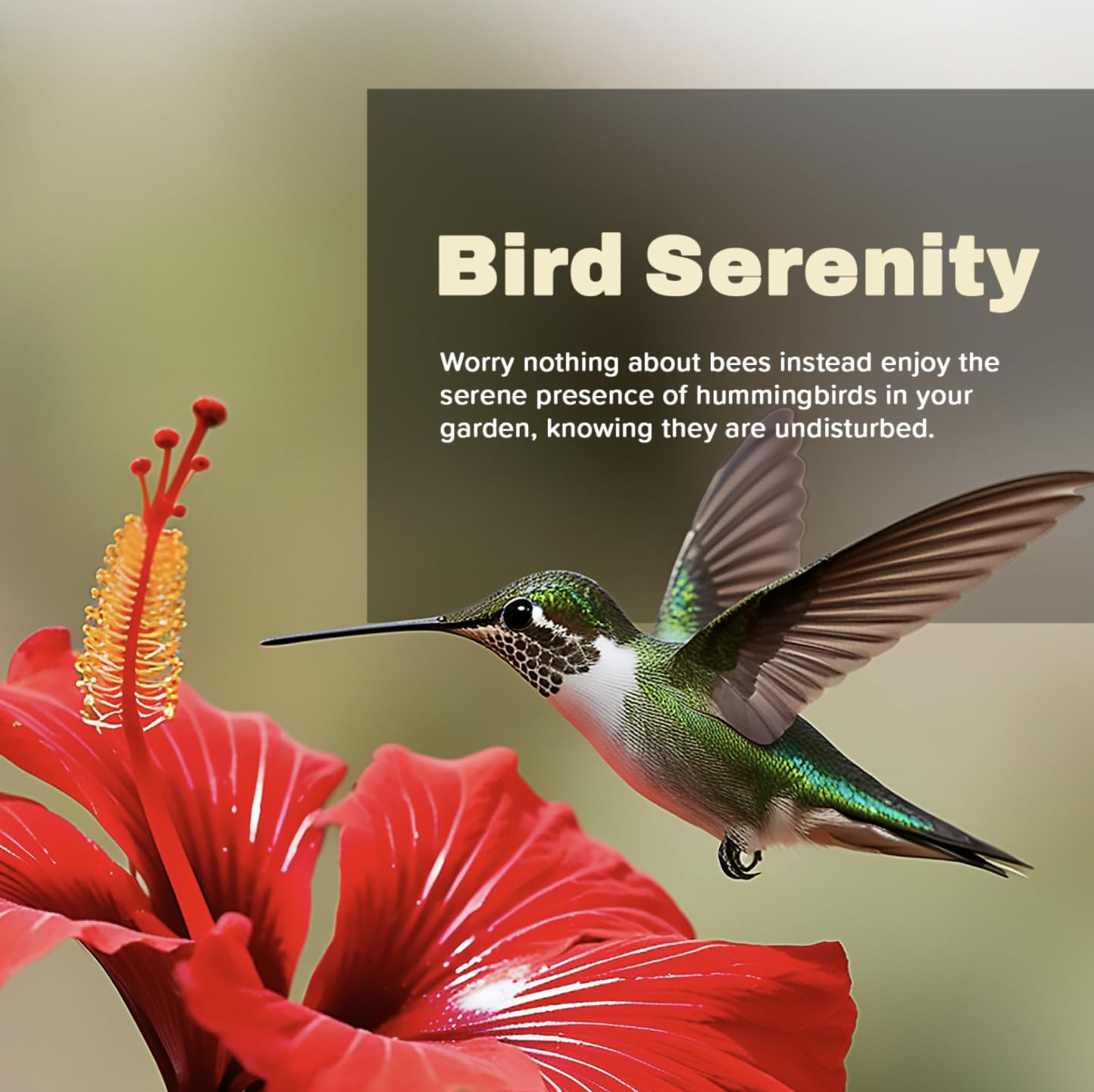 Donaldson Farms Hummingbird Feeder Bee Repellent Spray label details