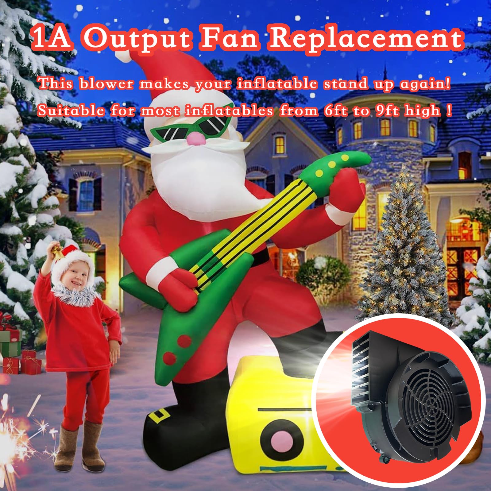 DONGERMAER inflatable fan replacement packaging