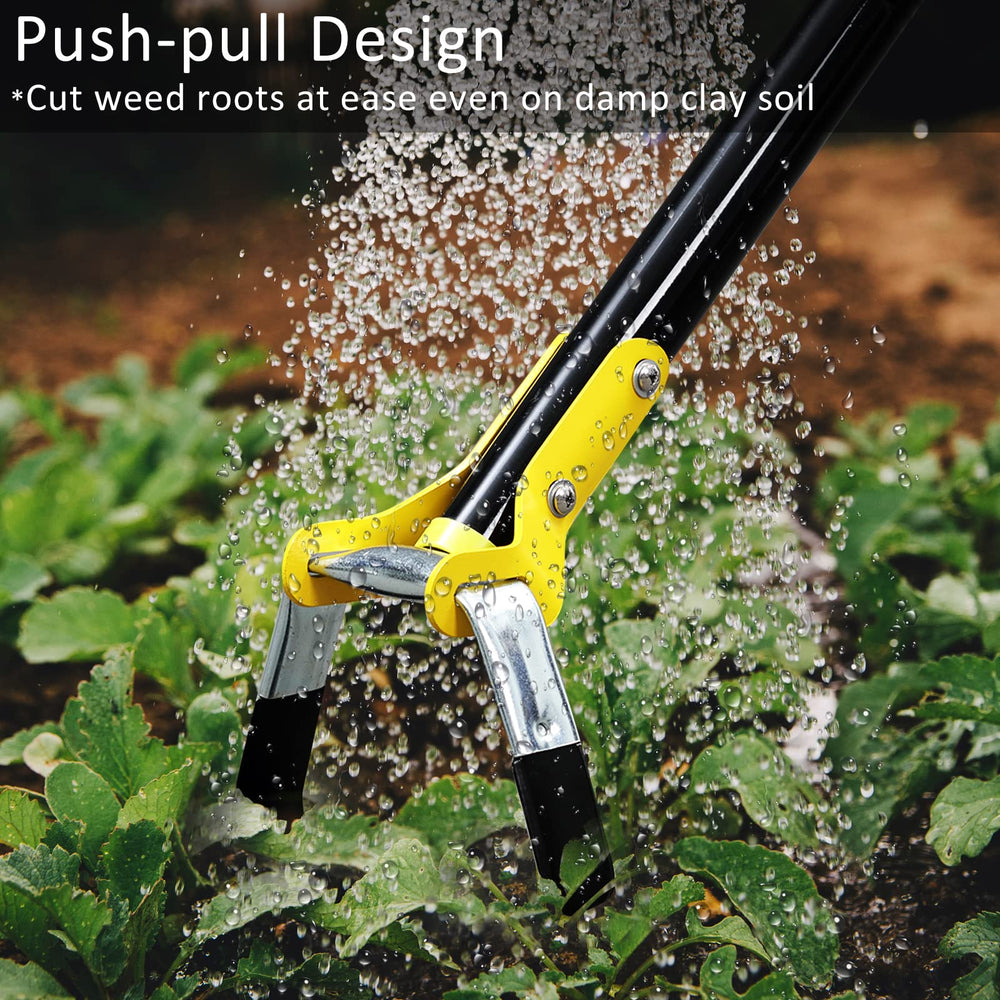 DonSail Hoe Garden Tool side view showing sturdy steel design