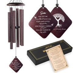 Doopeer 32-inch bronze wind chime with six aluminum tubes