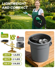 Doorich Garden Hose with 3/4 inch universal connector