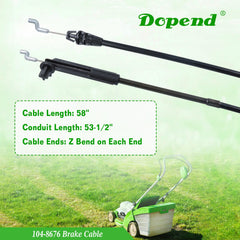 Dopend 104-8676 Brake Cable detailed view