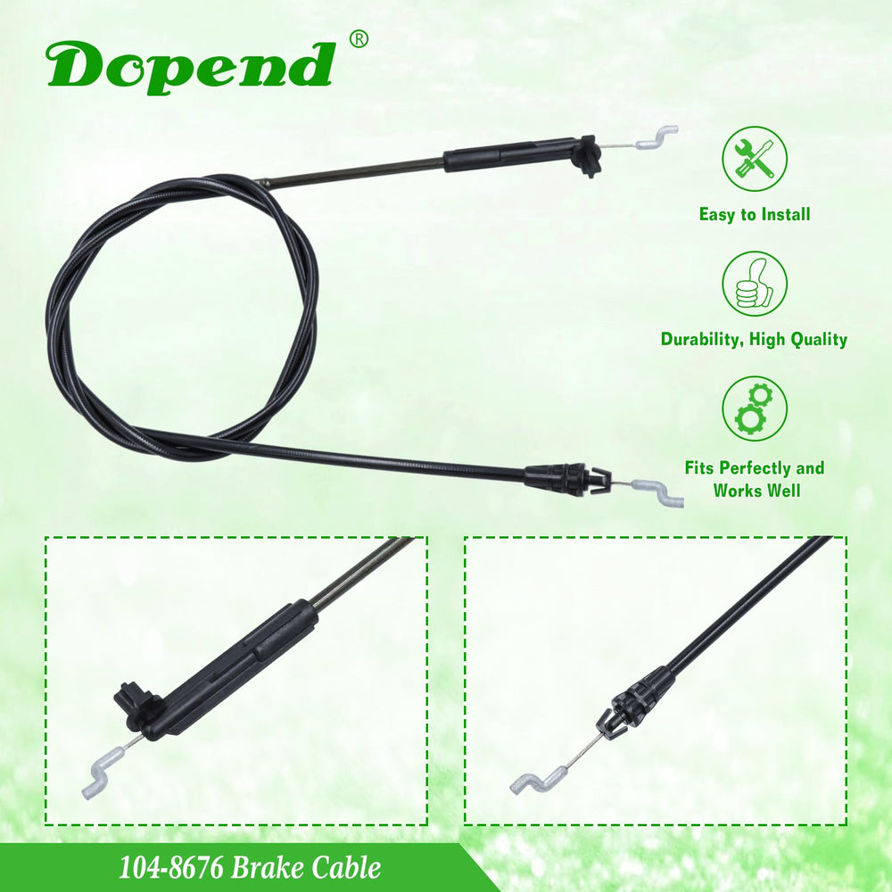 Dopend 104-8676 Brake Cable length comparison