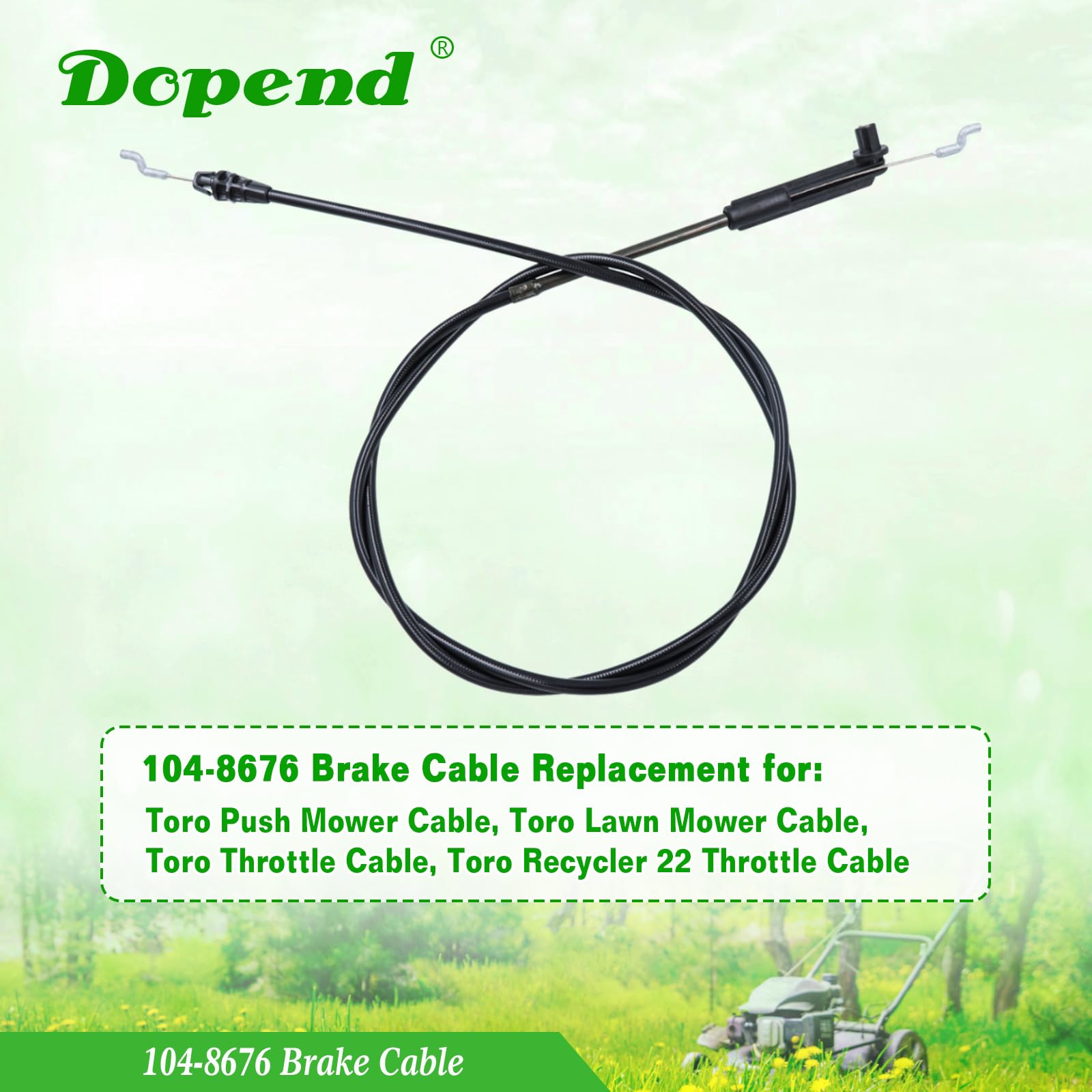Dopend 104-8676 Brake Cable Z Bend ends