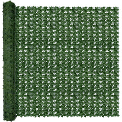 DOPGIB 96x96 artificial ivy privacy fence screen front view