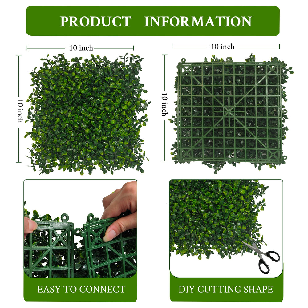 DOPGIB artificial grass panel with 100 leaves