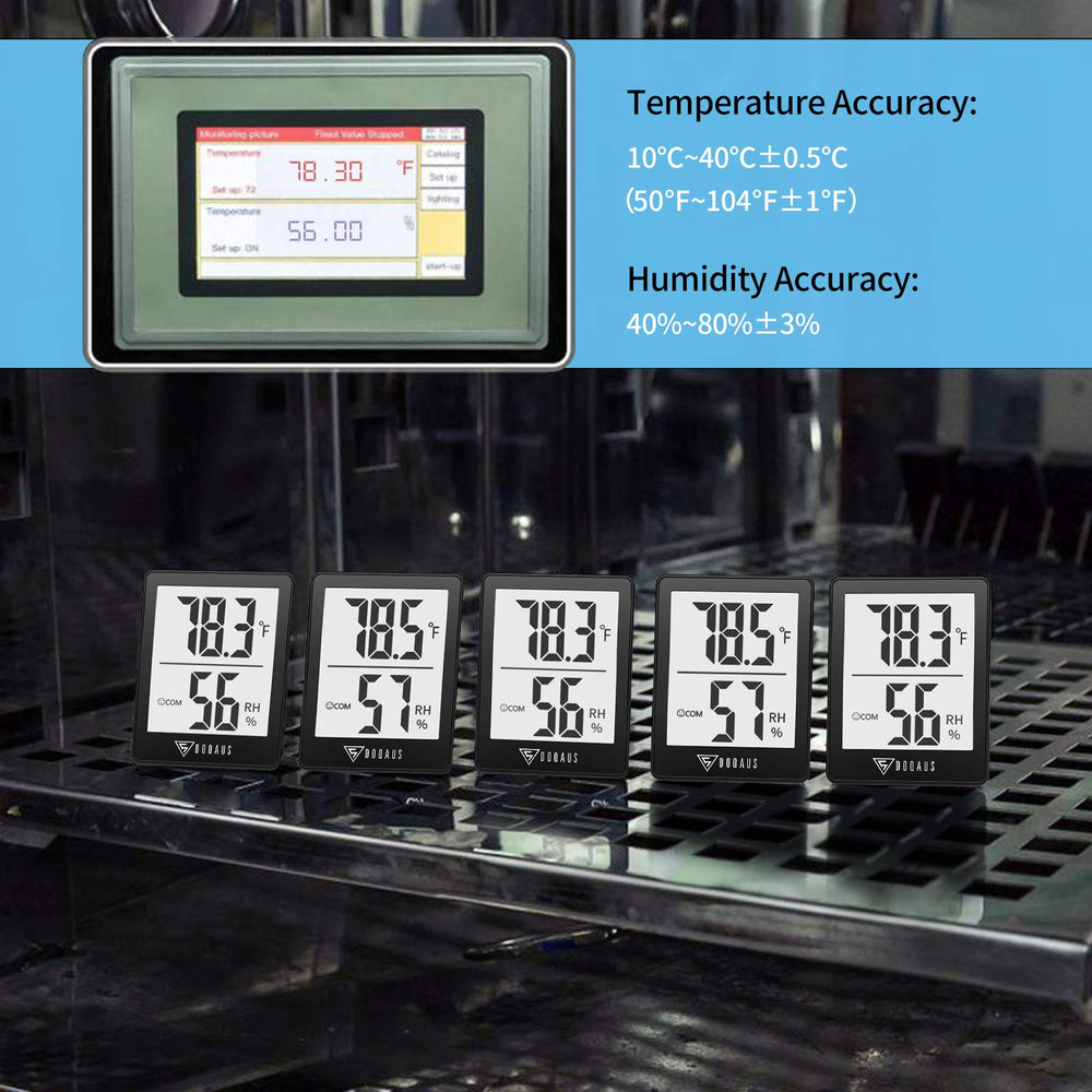 DOQAUS Hygrometer in a greenhouse setup