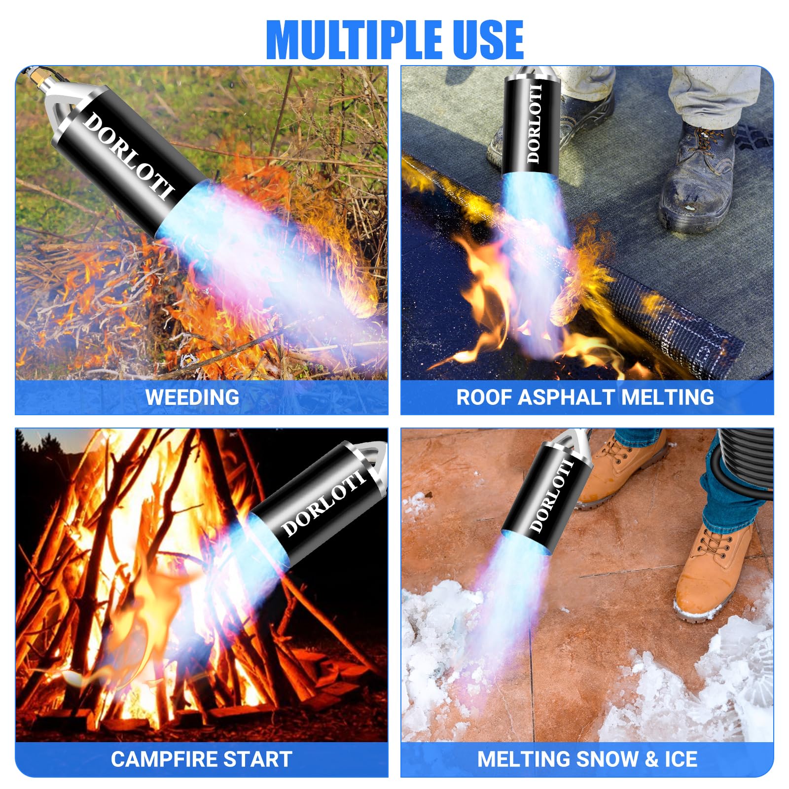 DORLOTI propane torch kit contents overview