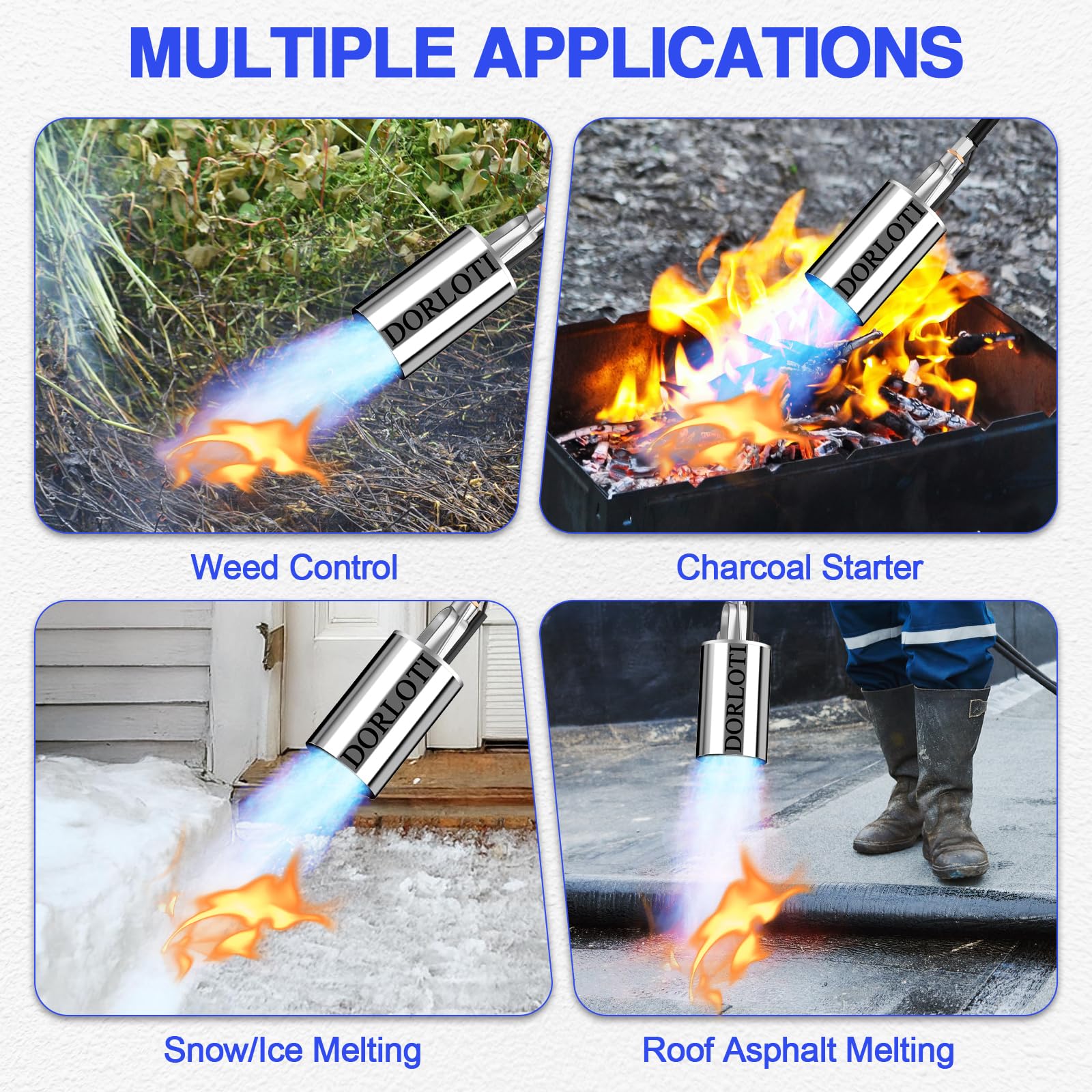 DORLOTI Propane Torch with extension pole