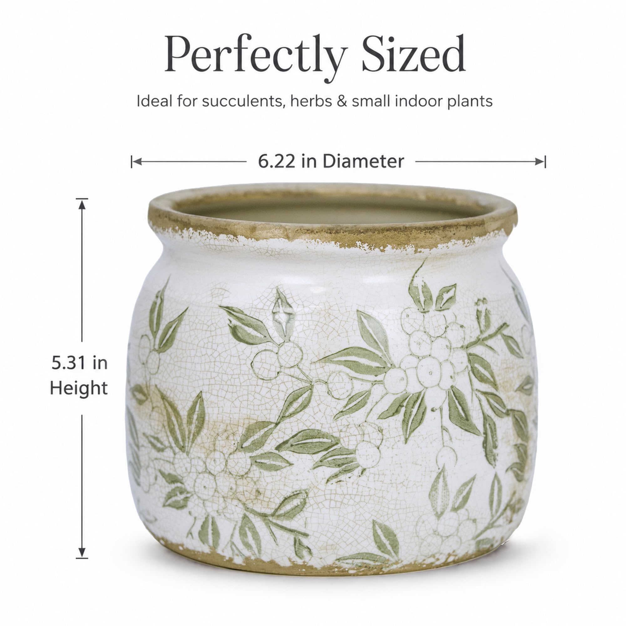 Dosayes Flower Pot beside modern farmhouse decor