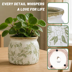 Dosayes Flower Pot with drainage holes and protective pad