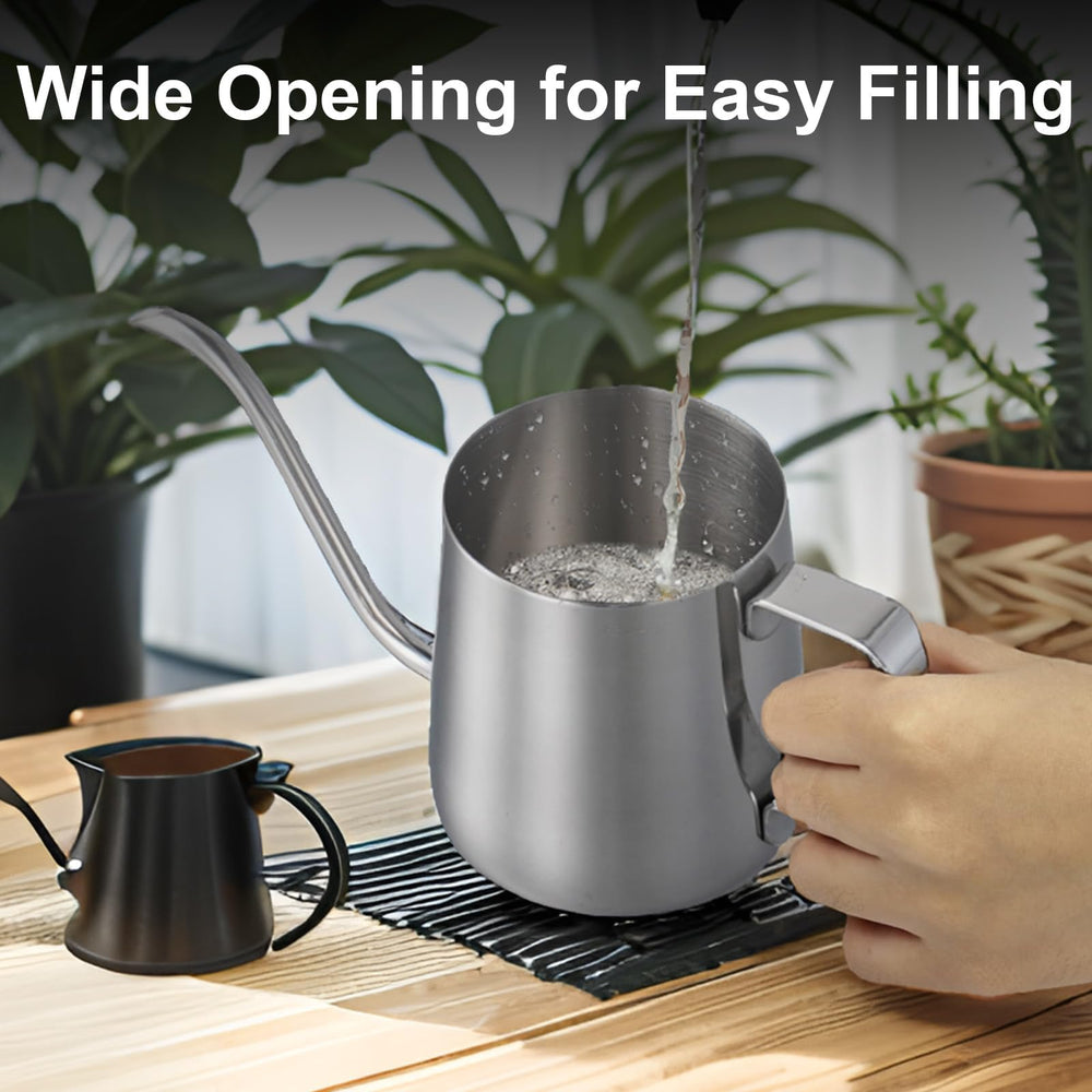 Doseno Small Watering Can in use watering indoor plants